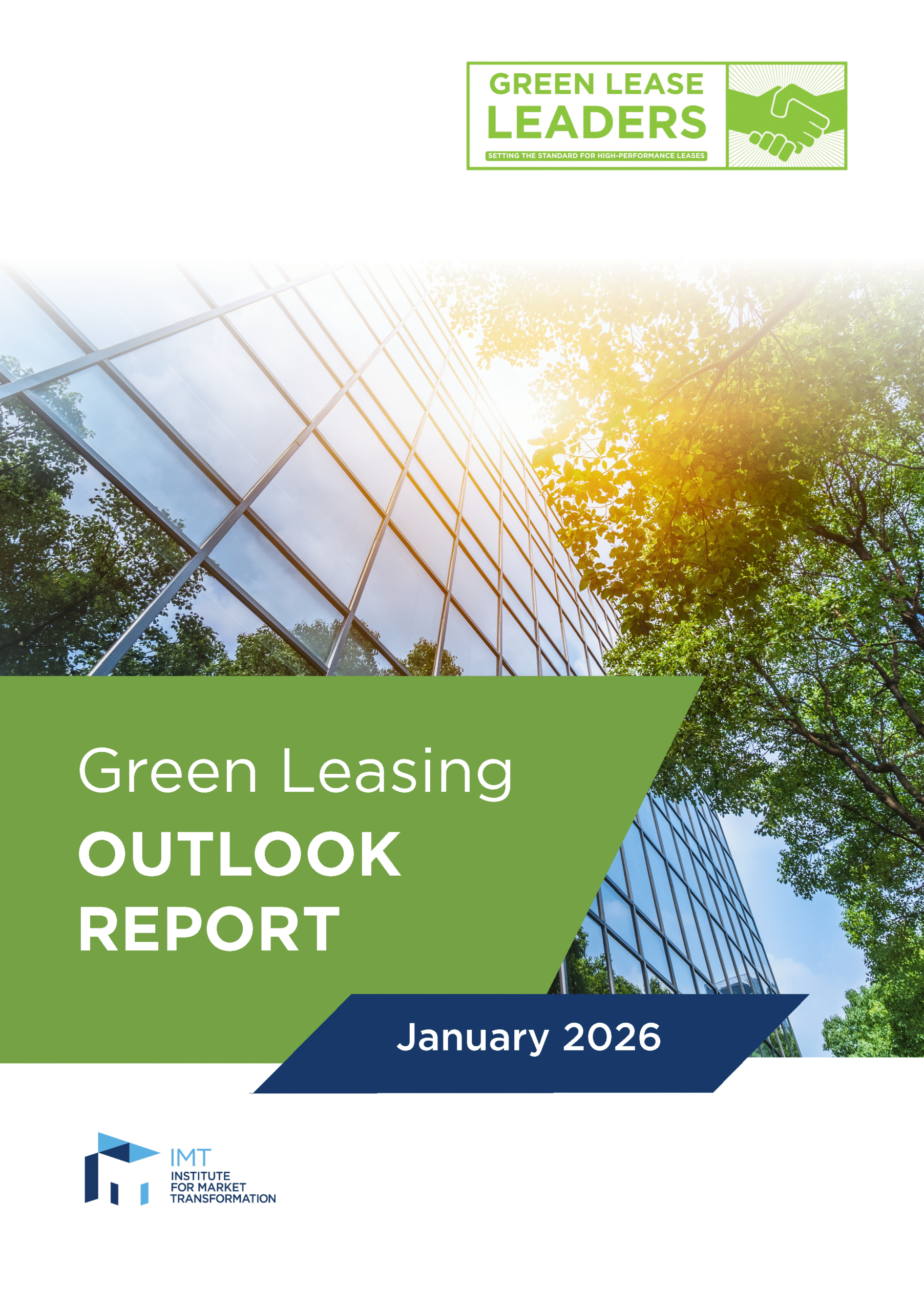 Cover page of Green Lease Leaders 2026 Outlook Report
